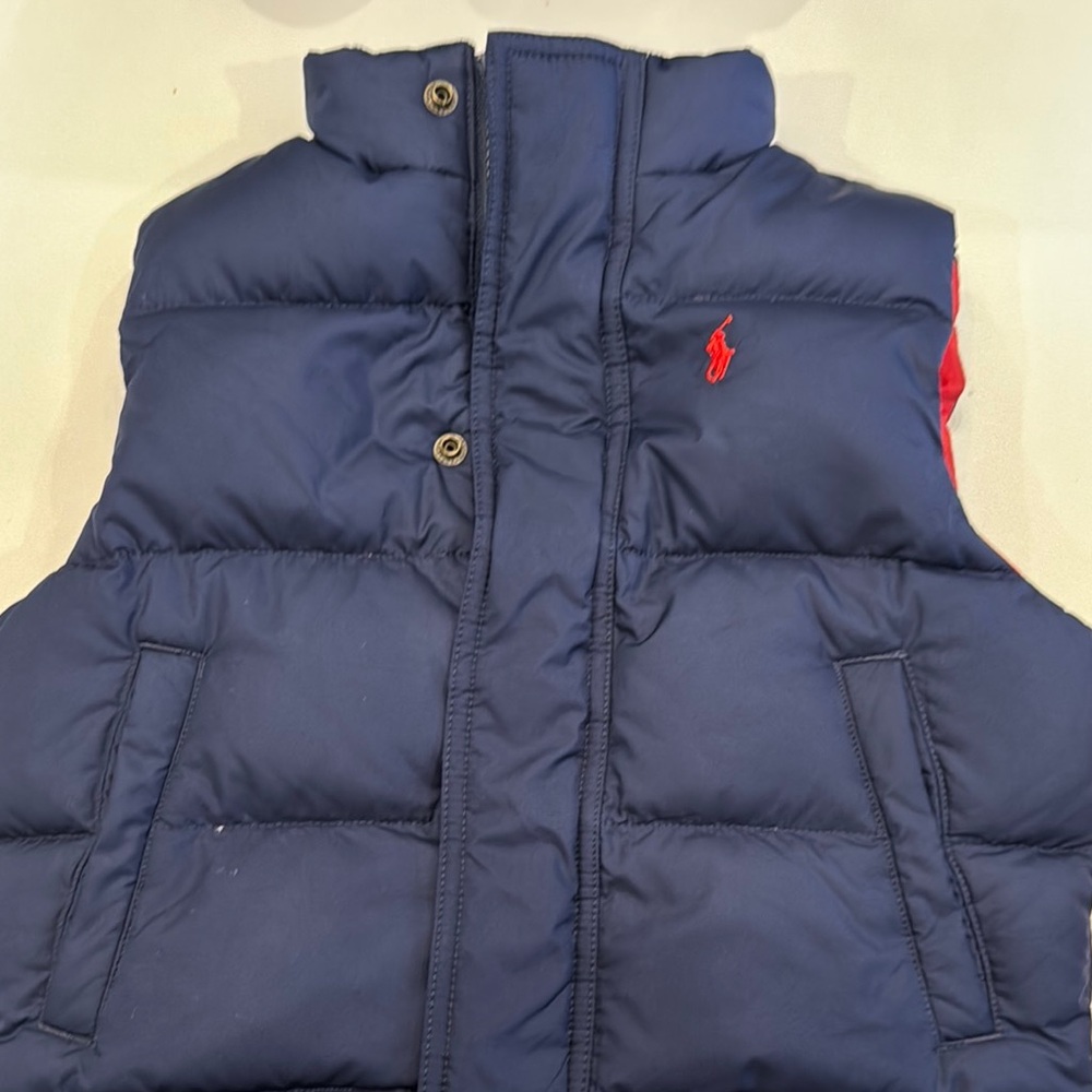 Polo Ralph Lauren Navy Blue Kids Puffer Vest 2T